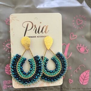 Pria handmade beaded earrings